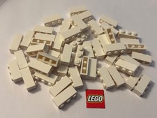 lego 1x3 bricks white x 50