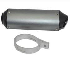 Grey 38mm PIT BIKE SILENCER