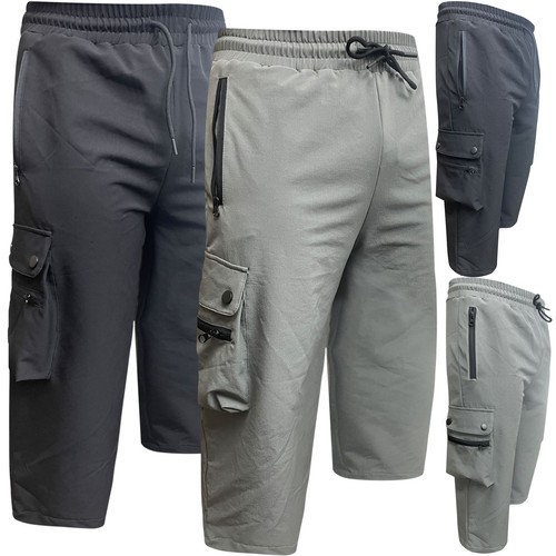 Mens three quarter shorts 4 - quarter,
