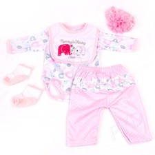 New Reborn Dolls 20"-22" Cotton Clothes for Newborn Baby Doll Clothing Girl Gift