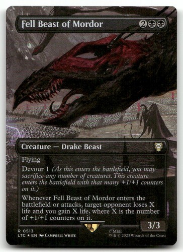 Fell beast mordor - fell, of