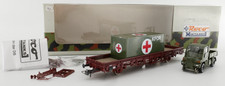 Wiking Roco 1:87 A.S.S. H0 Mercedes MB Unimog 2 Way Minitanks Kfor Container Original Packaging