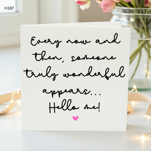 Funny self love card - self, someone