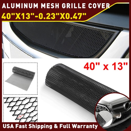 Car grille silver mesh - 40"*13",