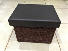Harrods Brown Wicker Basket