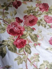 Laura Ashley Roses vintage curtains 85"d 1998