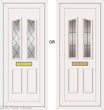 WHITE FULL HEIGHT UPVC DOOR