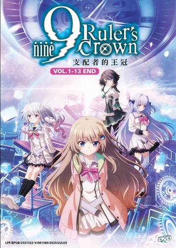 Dvd anime nine ruler - anime,