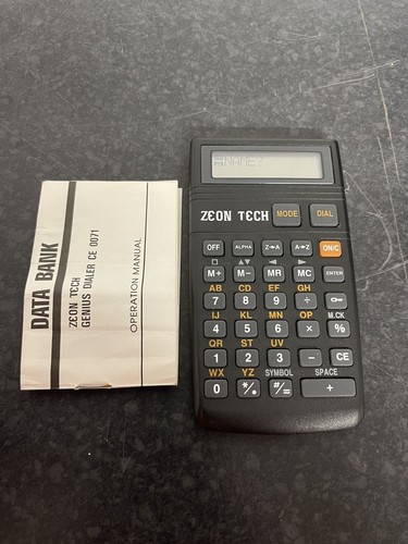 Zeon tech data - tech, bank