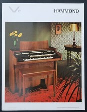 1969 HAMMOND Ve 300 Organ Advertising Brochure Front/Sided Organ Advertising