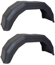 A Pair Of 13" Inch Mudguards Plastic Black Trailer Vehicle Wheel Maypole