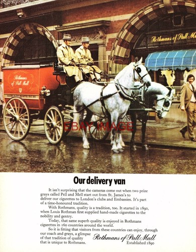 1971 advert rothman pall - 1971,
