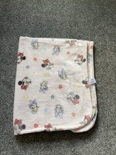 Primark Disney Minnie Mouse Pink Baby Blanket Soft Fleece Comforter