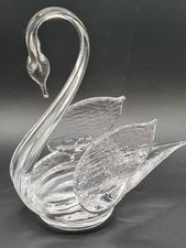 Cristal Swan Figurine Ornament