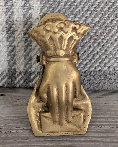 Solid brass lady - solid,
