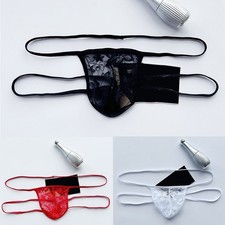 Mens Breathable Lace T String