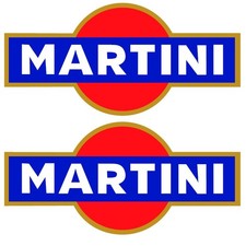 Martini Racing stickers x2