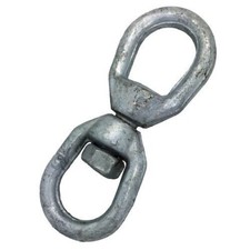 6MM GALVANISED STEEL MOORING ANCHOR CHAIN SWIVEL | UK STOCK