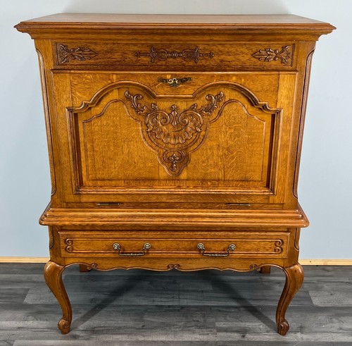 French style oak cabinet - style,