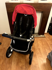 Bugaboo Fox - Red with bassinet and FREE winter footmuff 