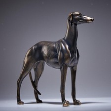 Greyhound Dog Statue Desk