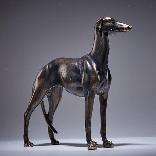Greyhound dog statue - dog,