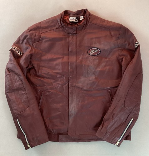 Vintage puma leather biker - puma,