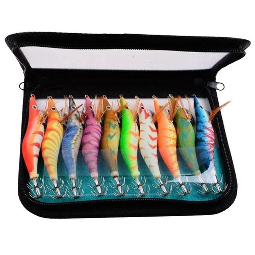 10pc luminous squid jig hook - jig,