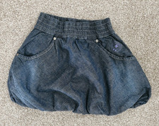 Girls Denim Bubble Skirt