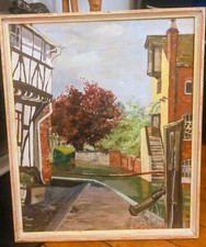 Large Oil on board Painting