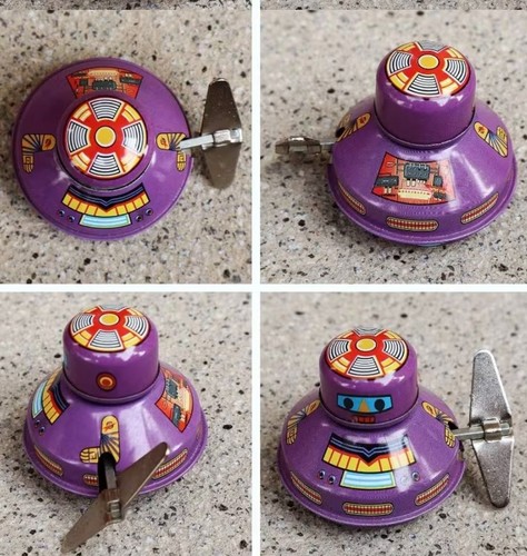 Space robot retro wind - robot, wind-up