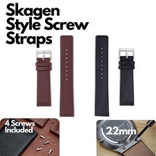Leather Watch Strap for 22mm