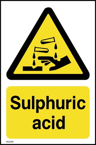 Sulphuric acid - acid, (portrait)