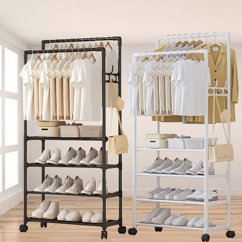 Tiers metal shoe rack shelf - metal,
