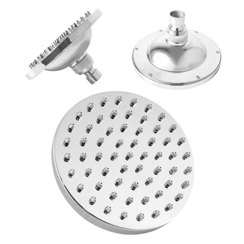 Chrome round shower head large - shower,