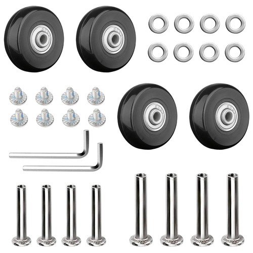 50x18mm luggage wheels set - 50x18mm,