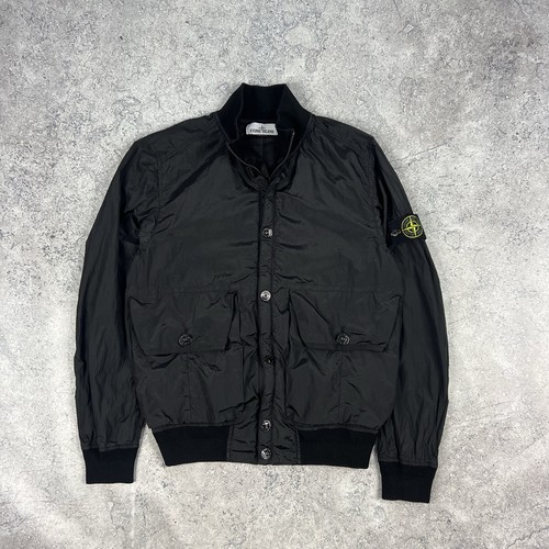 Stone island black nylon - nylon, metal