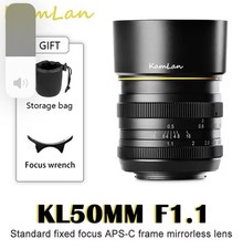 Fuji  / Kamlan 50mm F1.1 Super Fast Aperture for Fuji x Mount Bokeh Monster 