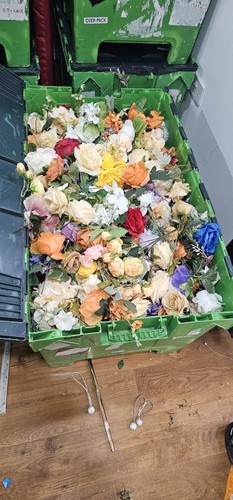 Artificial flowers job lot - artificial,
