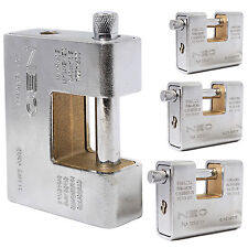 ULTRA HEAVY DUTY ARMOURED SHUTTER PADLOCK Large Thick Security Container Lock