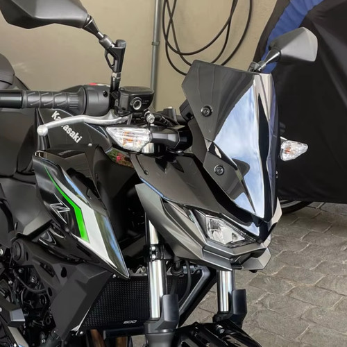 Motorcycle black windscreen - black,