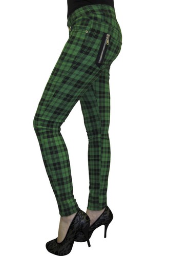 Banned apparel green tartan - apparel,