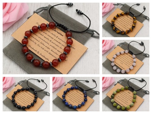 Gemstone bracelets 8mm - gemstone,
