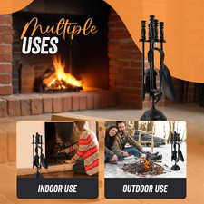 Milan Companion Set Fireplace