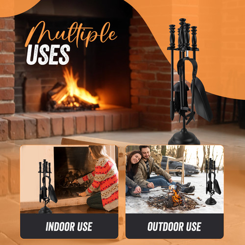 Milan companion set fireplace - set,