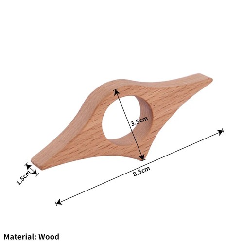 Wooden thumb bookmark book - wooden,