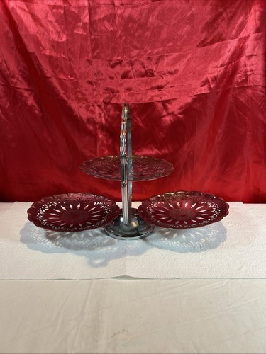 Vintage tier folding chrome - vintage,