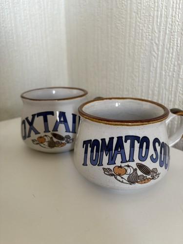 Vintage ceramic soup bowls - bowls, x