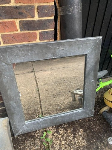 Large square wall mirror - ,
