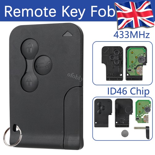 Remote key card fob - key, 433mhz